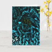 Abstracte kleurenstudie 18, kaart (Gele Bloem)