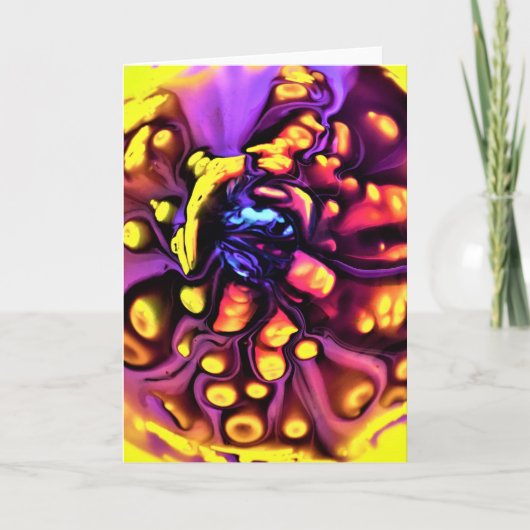 Abstracte kleurenstudie 190, kaart (Voorkant)
