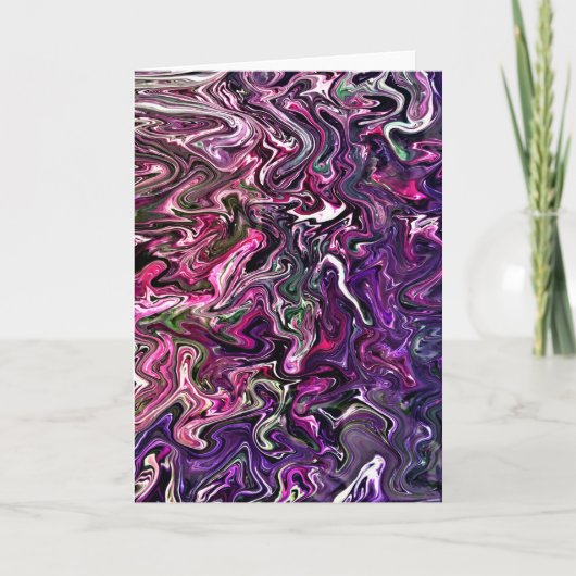 Abstracte kleurenstudie 191, kaart (Voorkant)