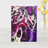 Abstracte kleurenstudie 194, kaart (Gele Bloem)