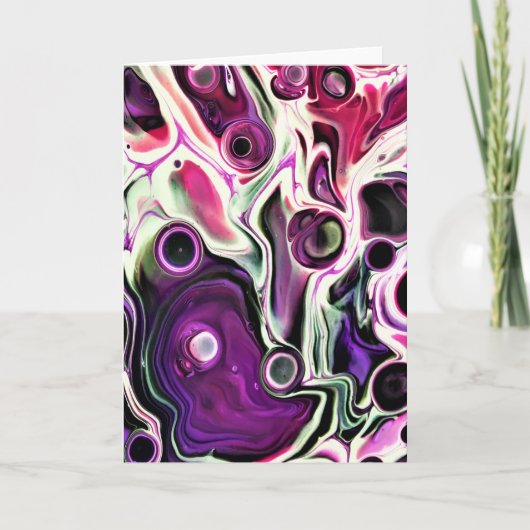 Abstracte kleurenstudie 196, kaart (Voorkant)
