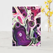 Abstracte kleurenstudie 196, kaart (Gele Bloem)