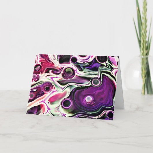 Abstracte kleurenstudie 196, kaart (Voorkant)