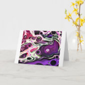 Abstracte kleurenstudie 196-kaart kaart (Gele Bloem)