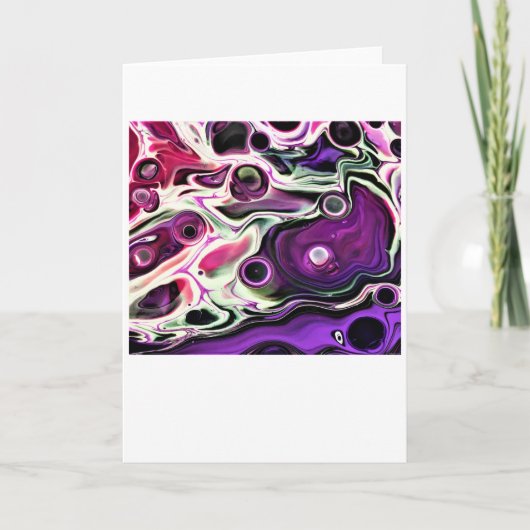 Abstracte kleurenstudie 196-kaart kaart (Voorkant)