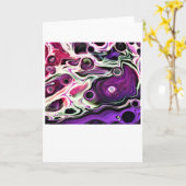 Abstracte kleurenstudie 196-kaart kaart (Gele Bloem)