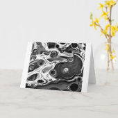 Abstracte kleurenstudie 196 / Noir, kaart (Gele Bloem)