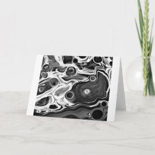 Abstracte kleurenstudie 196 / Noir, kaart