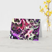 Abstracte kleurenstudie 197, kaart (Gele Bloem)