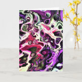 Abstracte kleurenstudie 197, kaart (Gele Bloem)