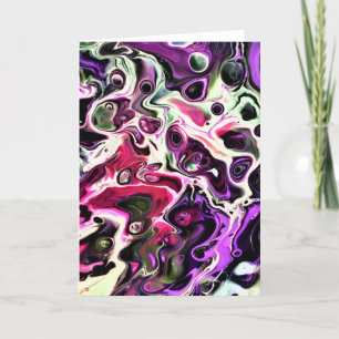 Abstracte kleurenstudie 197, kaart