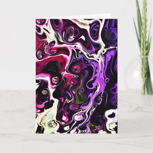 Abstracte kleurenstudie 199, kaart (Voorkant)