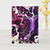 Abstracte kleurenstudie 199, kaart (Gele Bloem)