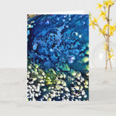 Abstracte kleurenstudie 19, kaart (Gele Bloem)
