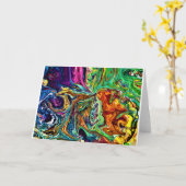 Abstracte kleurenstudie 1, Kaart (Gele Bloem)