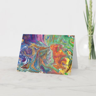 Abstracte kleurenstudie 1, kaart