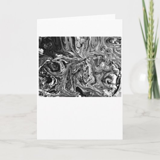 Abstracte kleurenstudie 1 / Noir, Kaart (Voorkant)