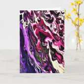 Abstracte kleurenstudie 200, kaart (Gele Bloem)