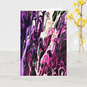 Abstracte kleurenstudie 202, kaart (Gele Bloem)