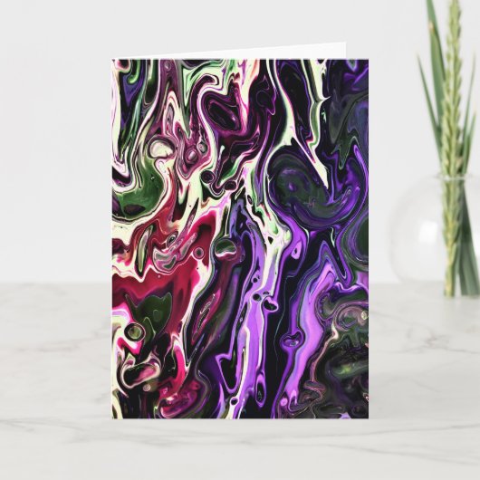 Abstracte kleurenstudie 203, kaart (Voorkant)