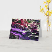 Abstracte kleurenstudie 203, kaart (Gele Bloem)