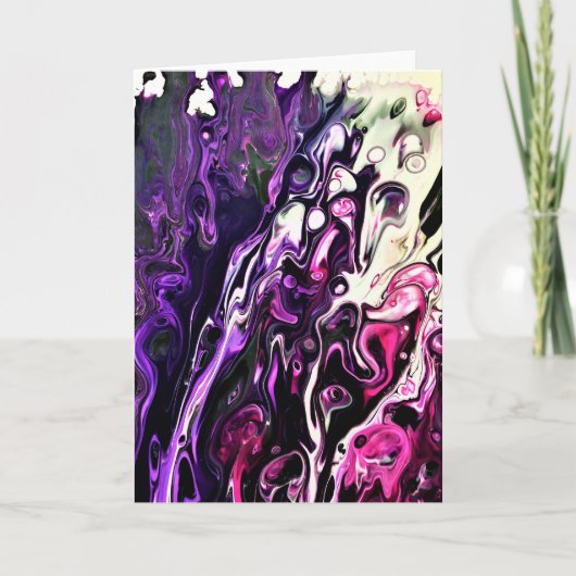 Abstracte kleurenstudie 204, kaart (Voorkant)