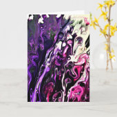 Abstracte kleurenstudie 204, kaart (Gele Bloem)