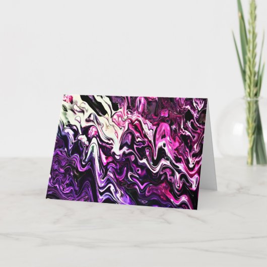 Abstracte kleurenstudie 205, kaart (Voorkant)