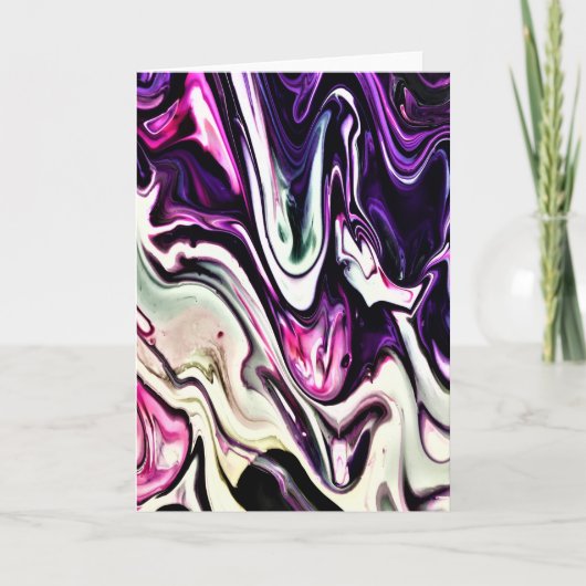 Abstracte kleurenstudie 206, kaart (Voorkant)
