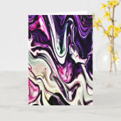 Abstracte kleurenstudie 206, kaart (Gele Bloem)