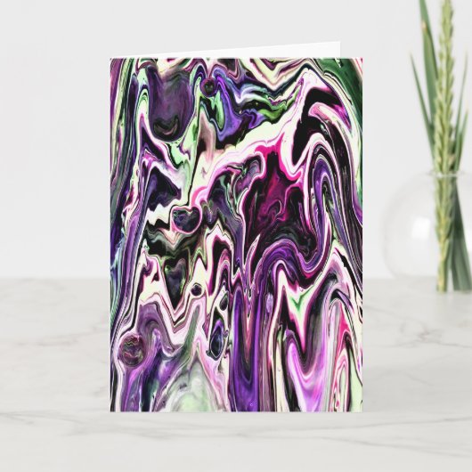 Abstracte kleurenstudie 207, kaart (Voorkant)