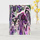 Abstracte kleurenstudie 207, kaart (Gele Bloem)