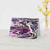 Abstracte kleurenstudie 207, kaart (Gele Bloem)