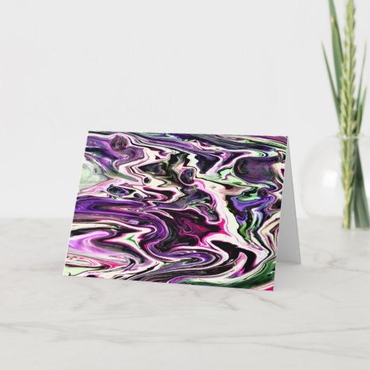 Abstracte kleurenstudie 207, kaart (Voorkant)