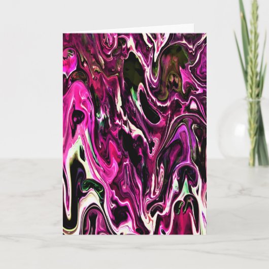 Abstracte kleurenstudie 208, kaart (Voorkant)