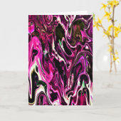 Abstracte kleurenstudie 208, kaart (Gele Bloem)