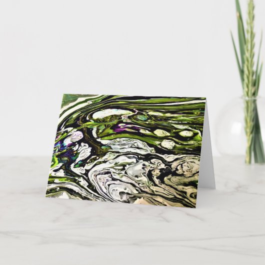 Abstracte kleurenstudie 20, kaart (Voorkant)