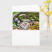 Abstracte kleurenstudie 20, Kaart (Gele Bloem)
