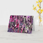 Abstracte kleurenstudie 212, kaart (Gele Bloem)