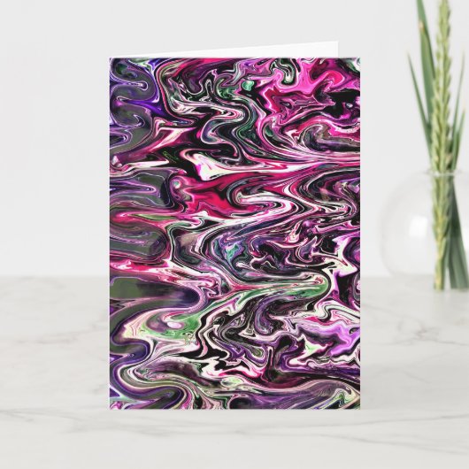 Abstracte kleurenstudie 212, kaart (Voorkant)