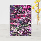 Abstracte kleurenstudie 212, kaart (Gele Bloem)