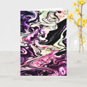 Abstracte kleurenstudie 213, kaart (Gele Bloem)