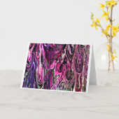 Abstracte kleurenstudie 214, kaart (Gele Bloem)