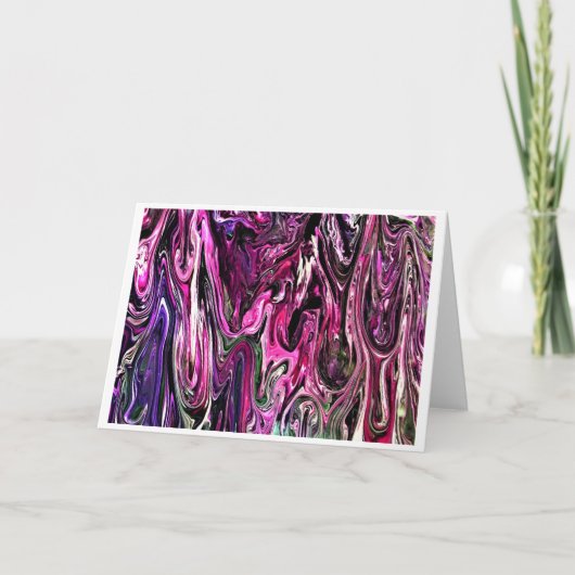 Abstracte kleurenstudie 214, kaart (Voorkant)