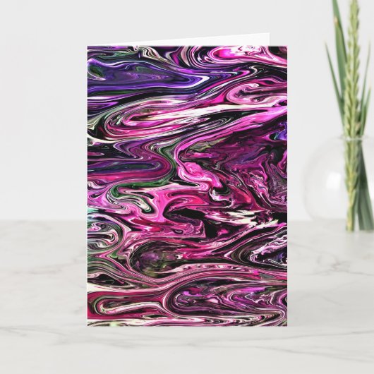 Abstracte kleurenstudie 214, kaart (Voorkant)