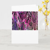 Abstracte kleurenstudie 214, kaart (Gele Bloem)