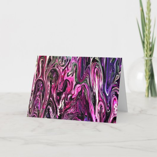 Abstracte kleurenstudie 214, kaart (Voorkant)