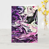 Abstracte kleurenstudie 215, kaart (Gele Bloem)