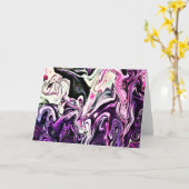 Abstracte kleurenstudie 215, kaart (Gele Bloem)