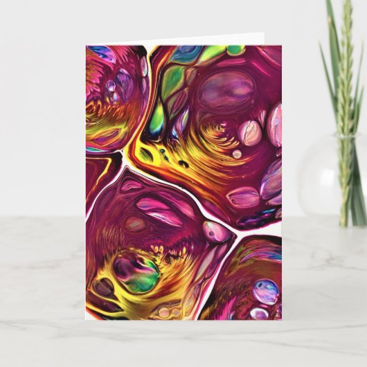 Abstracte kleurenstudie 219, kaart (Voorkant)